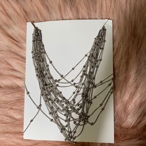 Nwt silver necklace